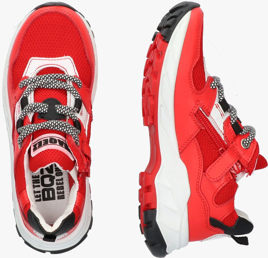 BRAQEEZ rode braqeez lage sneakers boaz berlin