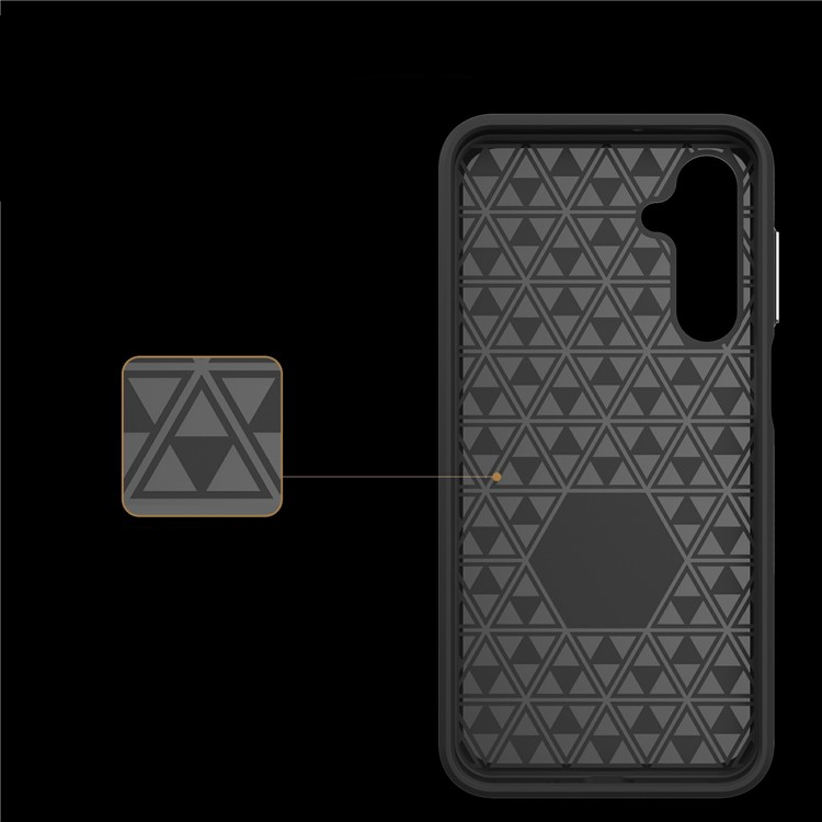 Samsung Galaxy A26 / A17 / A16 Hybrid Hardcase Schutzhülle Grip Design - Schwarz