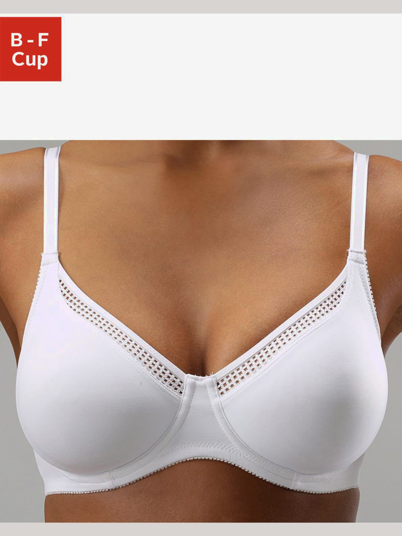 Soutien-gorge spécial t-shirt soutien-gorge à armatures sportif en microfibre soyeuse