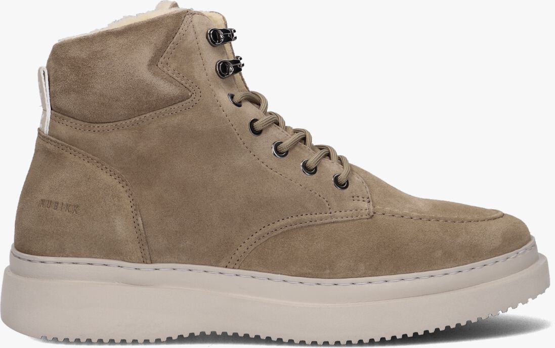 taupe nubikk hoge sneakers jonah polar fur
