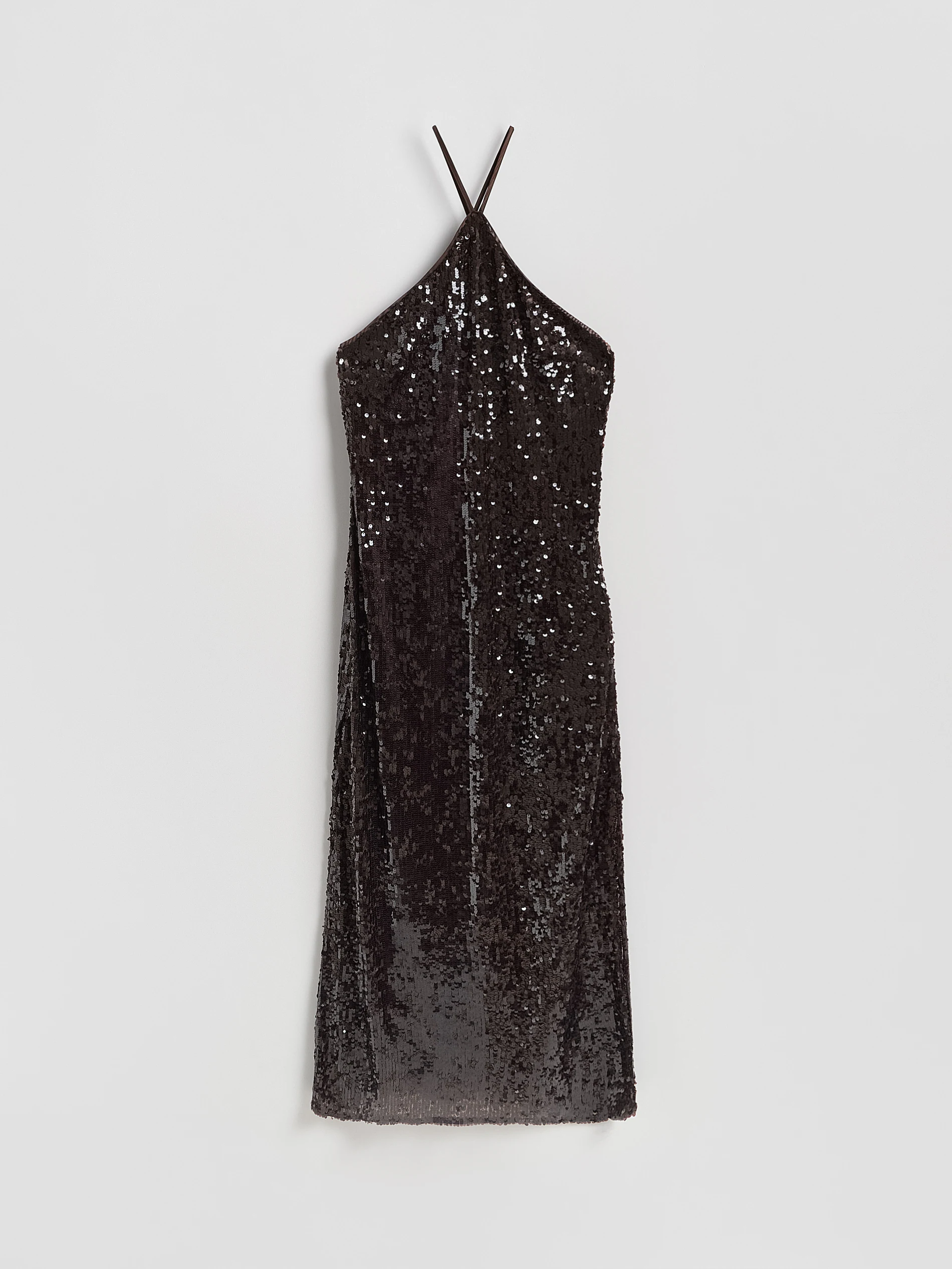 Midikleid mit Pailletten