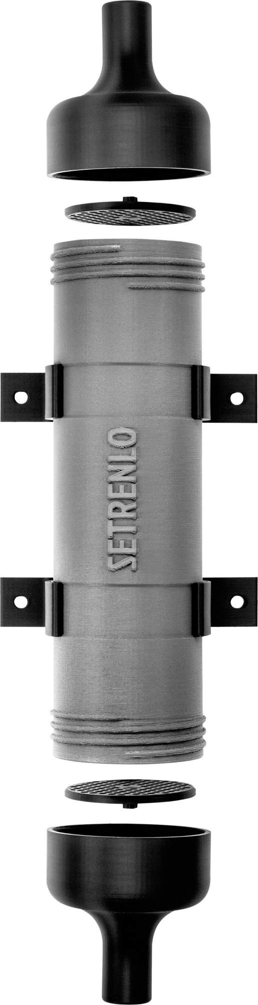Setrenlo Abluftfilter mit Aktivkohle für Urin-/Fäkalien-/Abwassertank mit 16 mm Anschluss Lüftungsschlauch