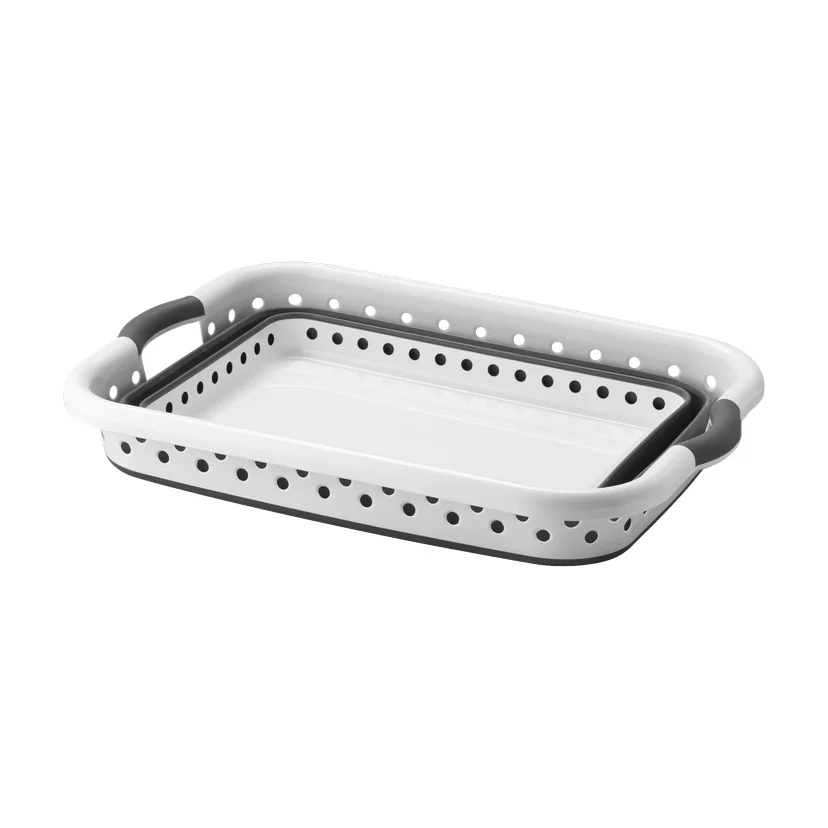 Sammenleggbar skittentøyskurv 30 l