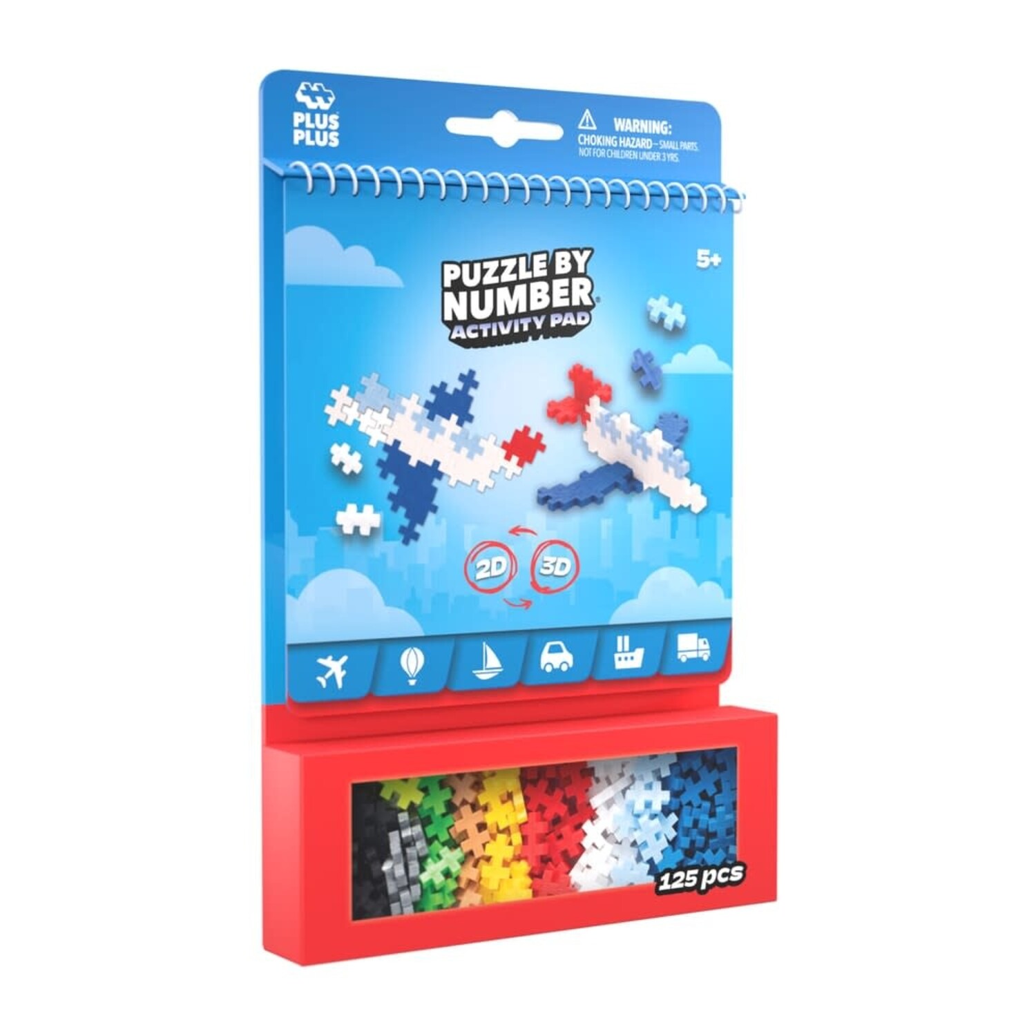 Plus - Plus | Activity Pad 125 stuks | Transport