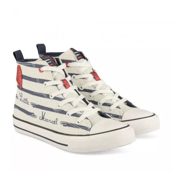Baskets BLANC LITTLE MARCEL