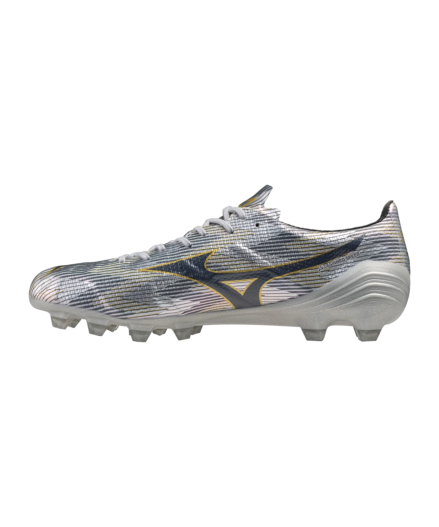 Mizuno Alpha II Elite FG Platinum Silver Silber F04