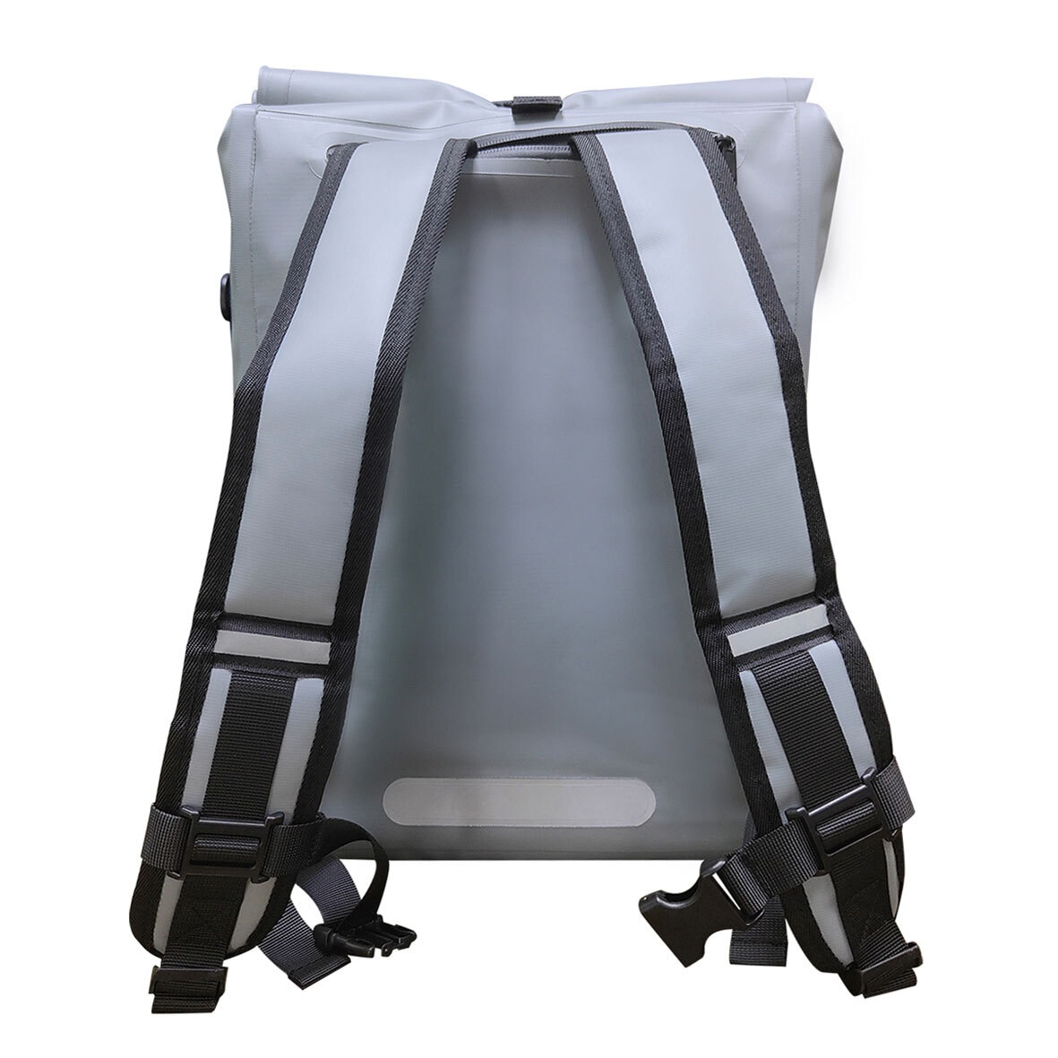 Rucksack 3 in 1 Gepäckträgertasche 28 Liter grau