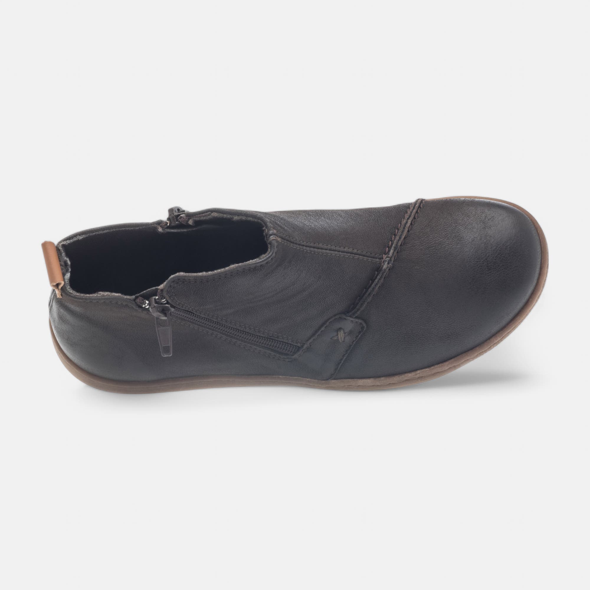 Bottines Femme en cuir marron