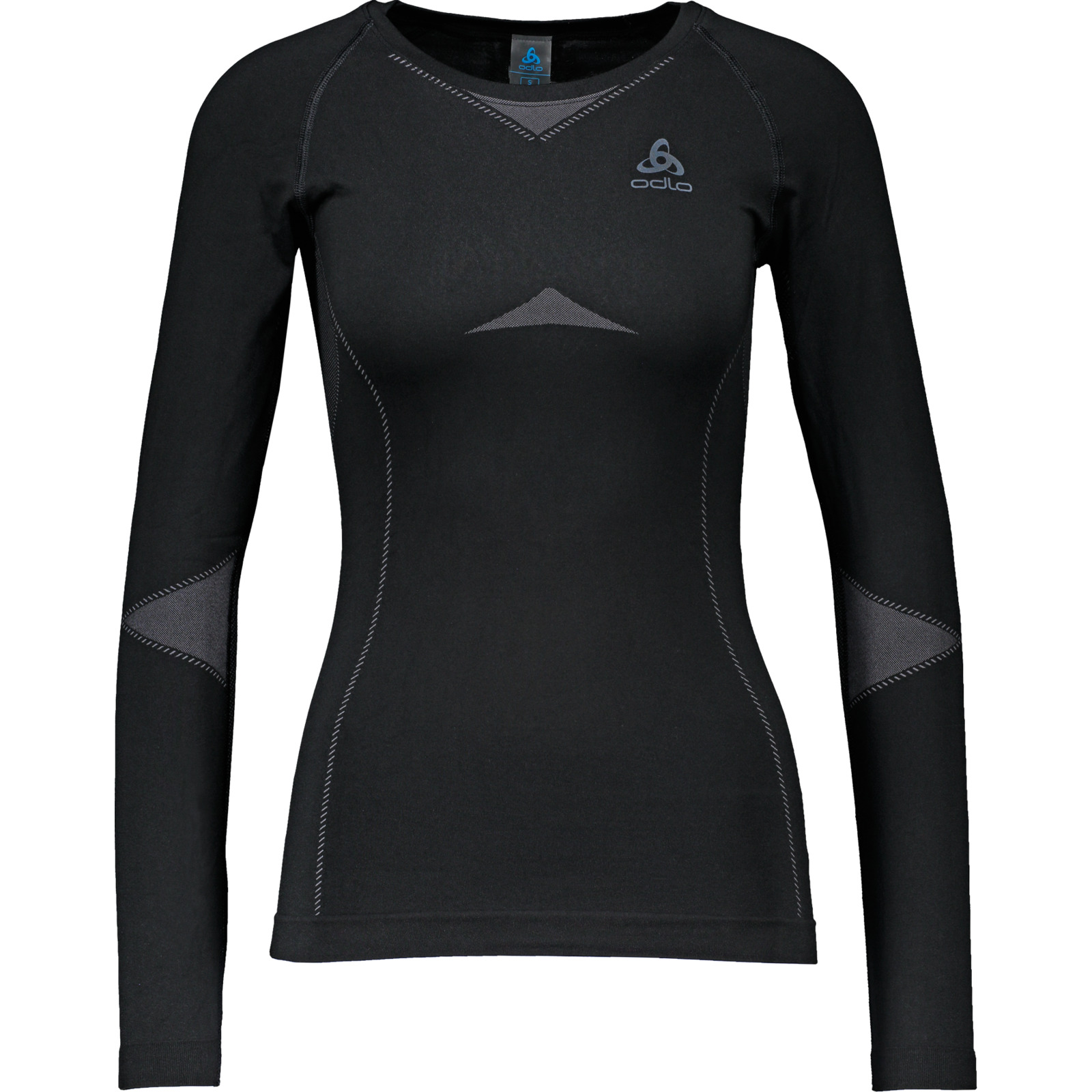 Odlo Performance Damen-Thermolangarmshirt Warm L, schwarz
