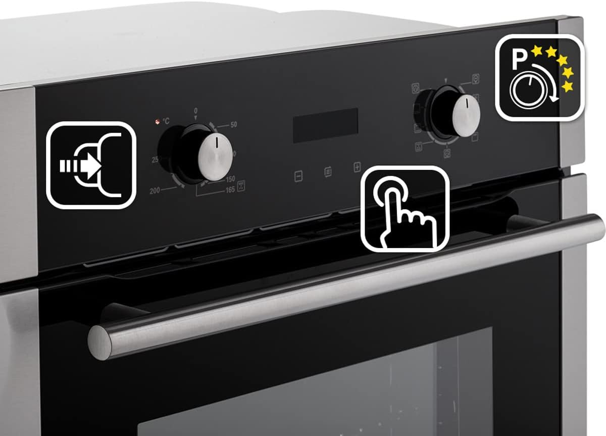 KKT KOLBE Backofen 60 cm Autark | 70L | 2,8kW | Pizzafunktion | Grill | Umluft | Heißluft | Timer | Wärmeschutzverglasung | EB8005ED
