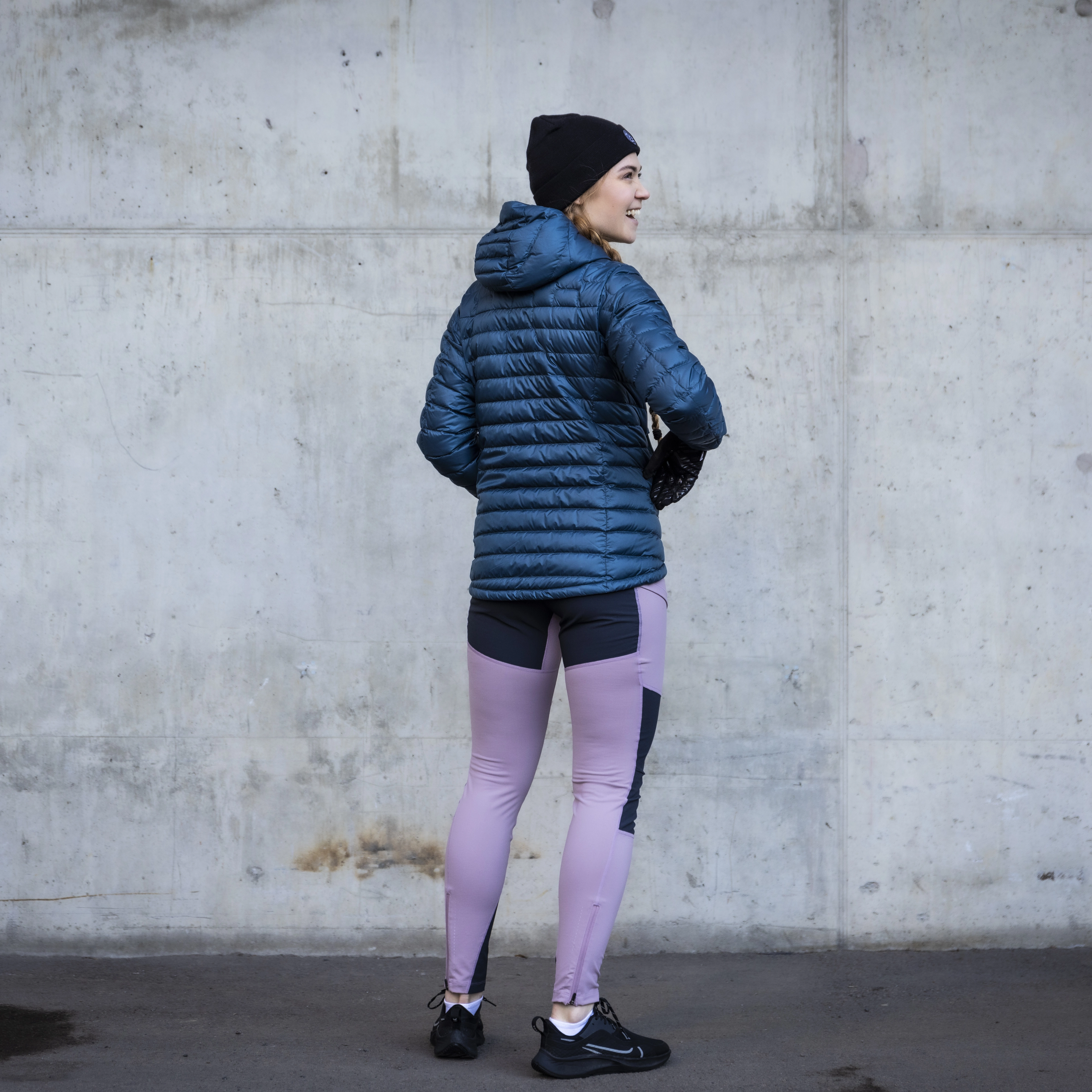 Fløyen Outdoor Tights Women Lilac Chalk