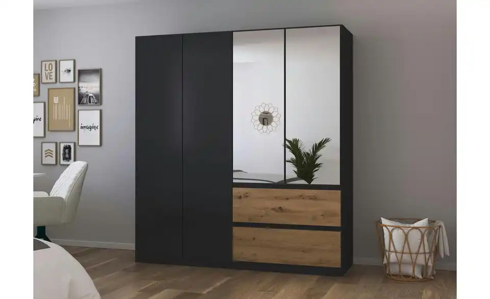 Drehtürenschrank 181 cm 4 Stück