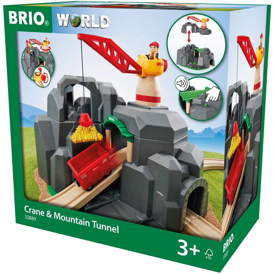 BRIO® WORLD Große Goldmine mit Sound-Tunnel 33889