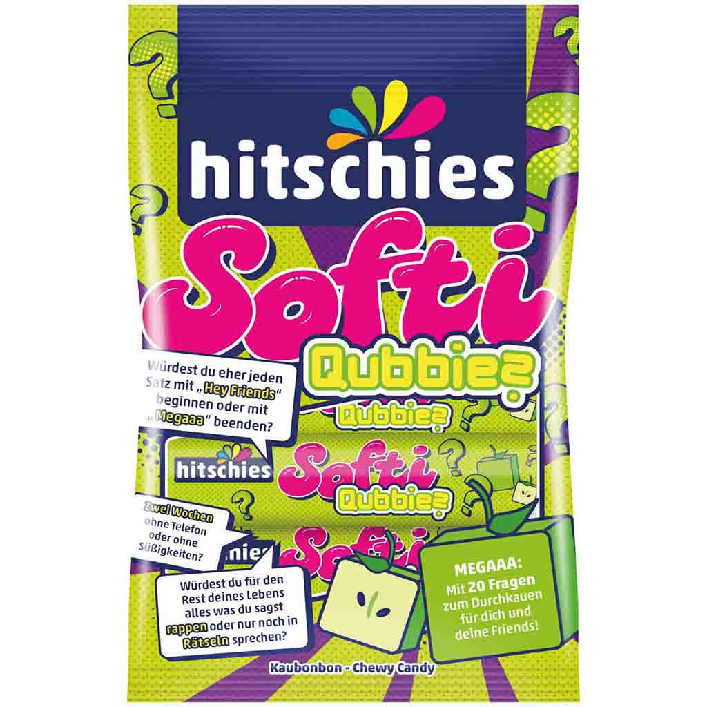 Hitschler hitschies Softi Qubbies Apfel 80g MHD:30.9.26