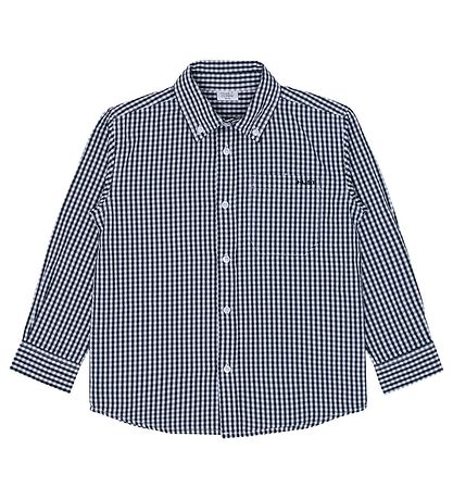 Hust and Claire Hemd - Pure - Navy- Weiß