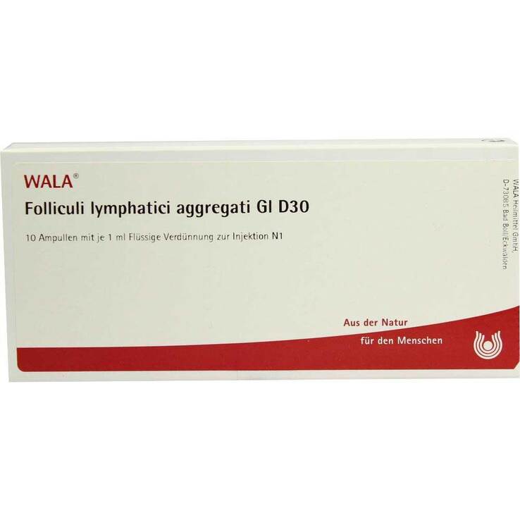 Folliculi lymphatici aggregati GL D 30 Ampullen, 10X1 ml