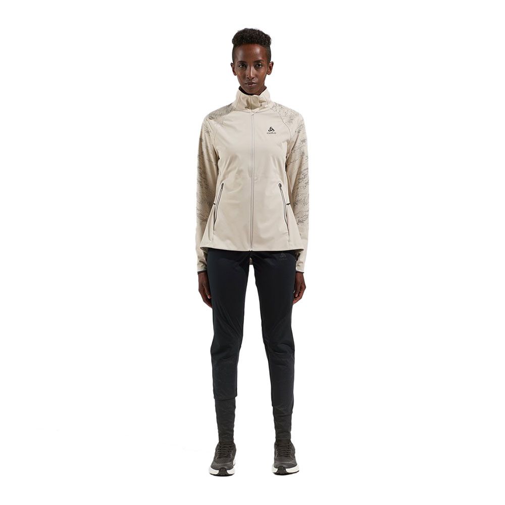 Odlo ZEROWEIGHT PRO WARM REFLECT - Veste Femme silver cloud