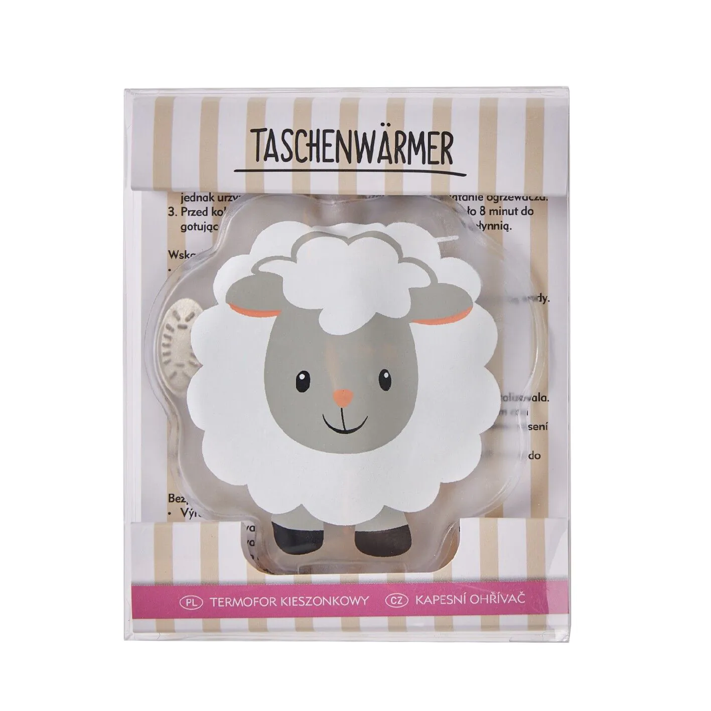 Taschenwärmer Schaf, 12 cm