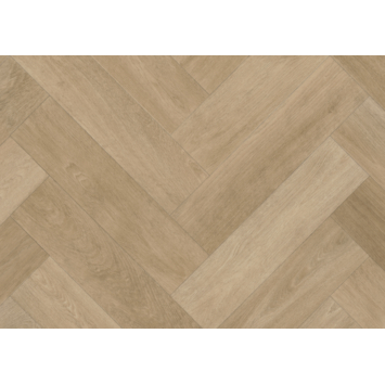 Kleurstaal vinyl vloer Toulouse visgraat beige houtlook