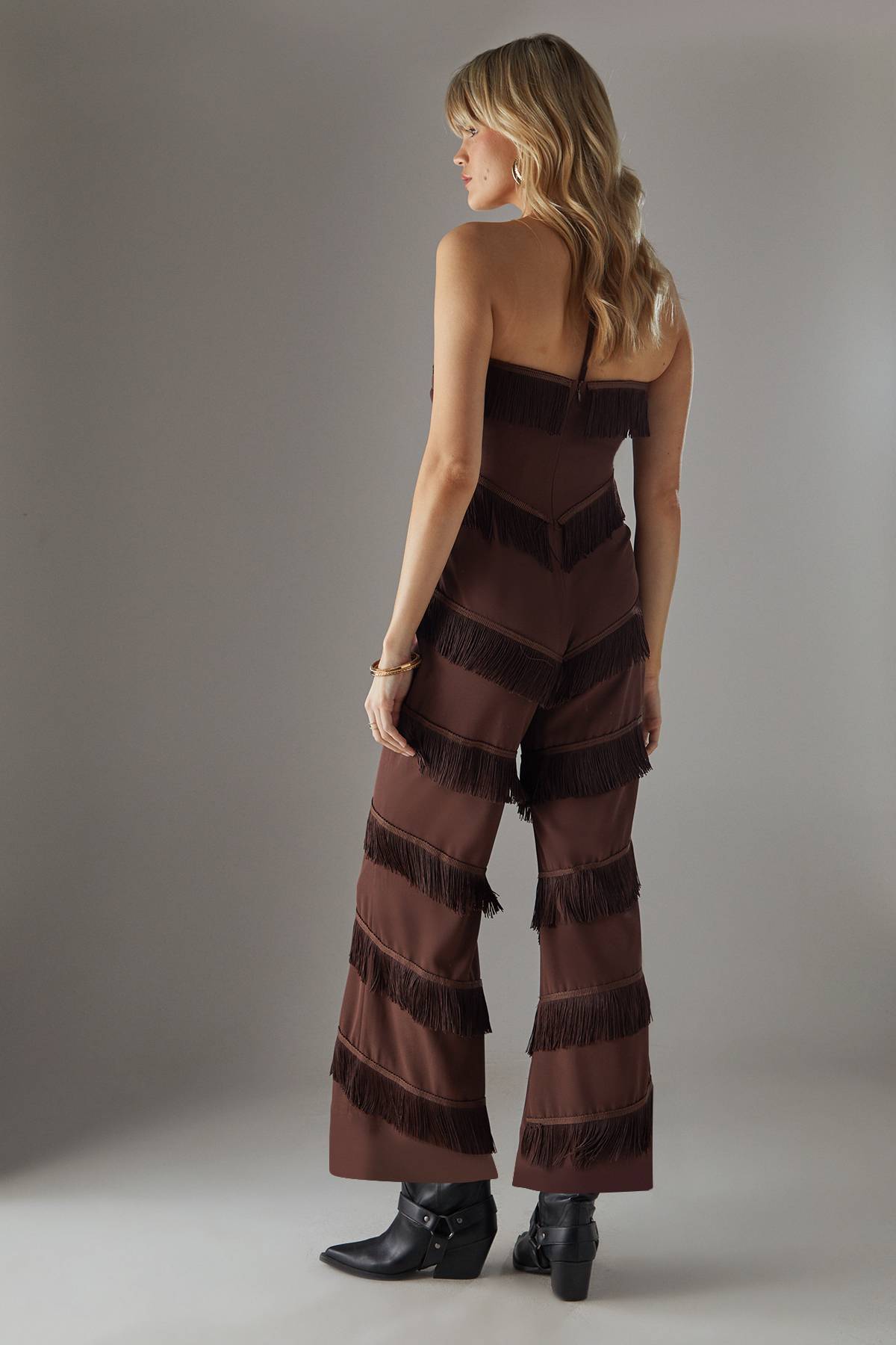 Warehouse Combinaison Halter Premium à Franges