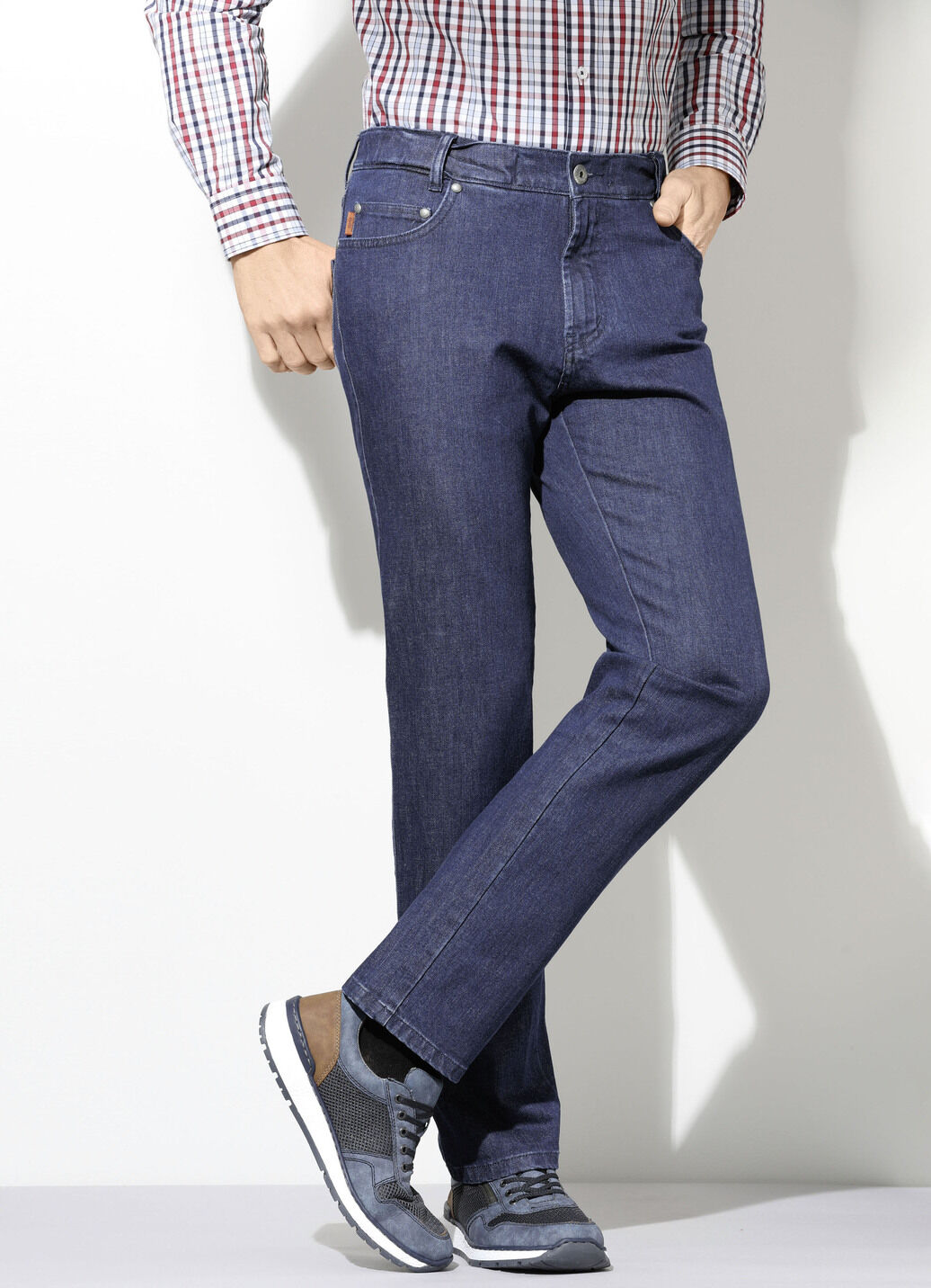 «Francesco Botti»-Jeans mit Komfortbund in 3 Farben