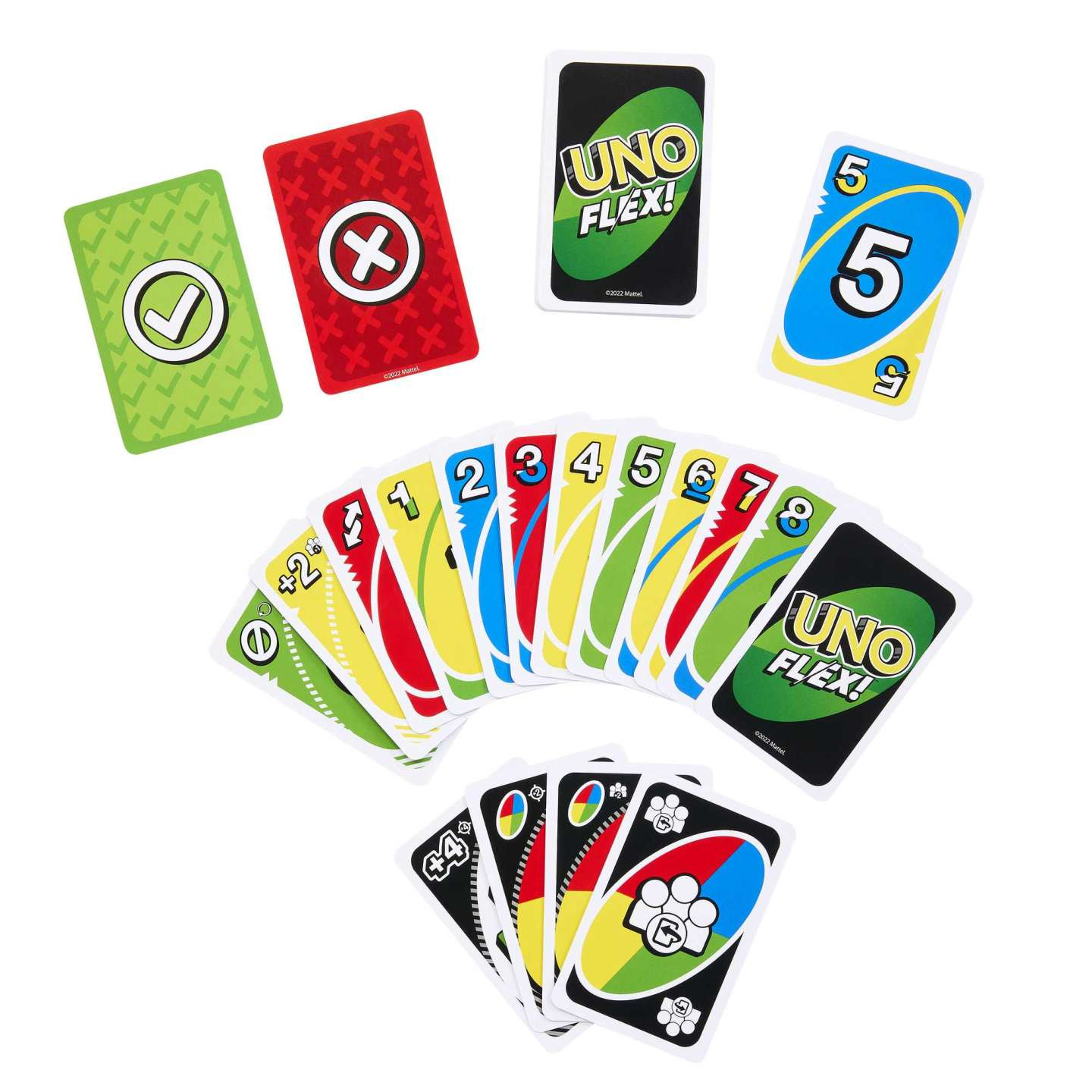 UNO Flex Kartenspiel Gesellschaftsspiel für Familien / Kinder (HMY99)