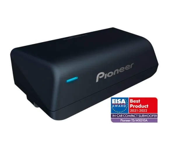 Pioneer TS-WX010A, Forbelastet subwoofer, Aktiv subwoofer, 50 W, 20 - 200 Hz, 4 ohm (O)