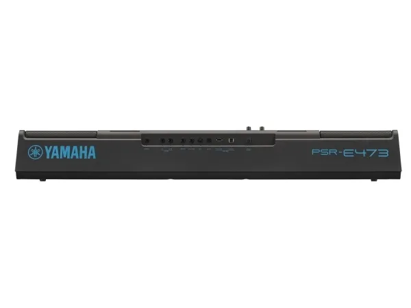 Yamaha PSR-E473, Digital synthesizer, Kor, Efterklang, 16 Bit, Sort, LCD, Vekselstrøm