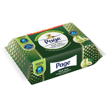 Page Vochtig Toiletpapier Aloë Vera Maxi