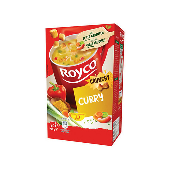 20 sachets Soupe Royco Curry Crunchy