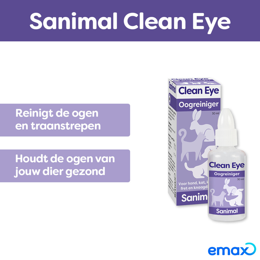 Sanimal Clean Eye Oogreiniger30 ml