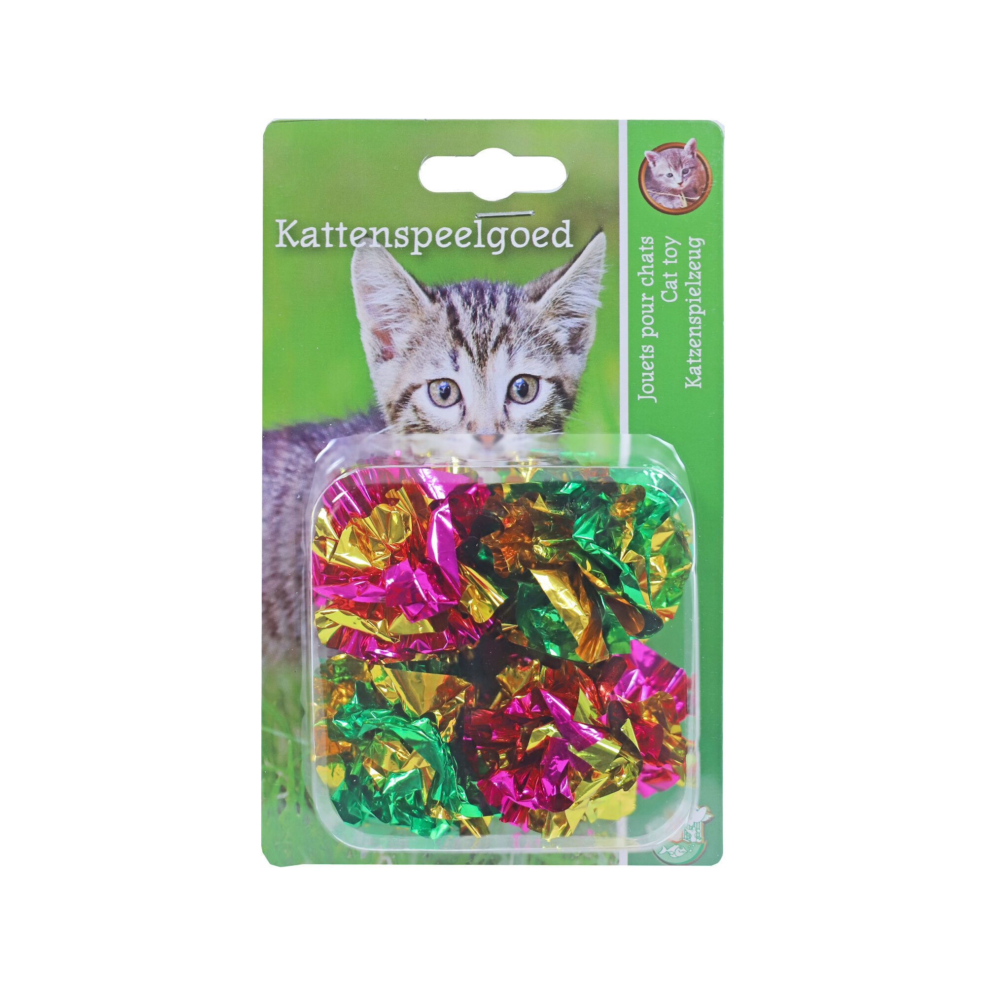 Boon Crinkelbal Blisterpack Kattenspeelgoed