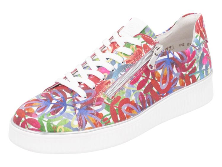 Remonte D2E02 multiflower/white