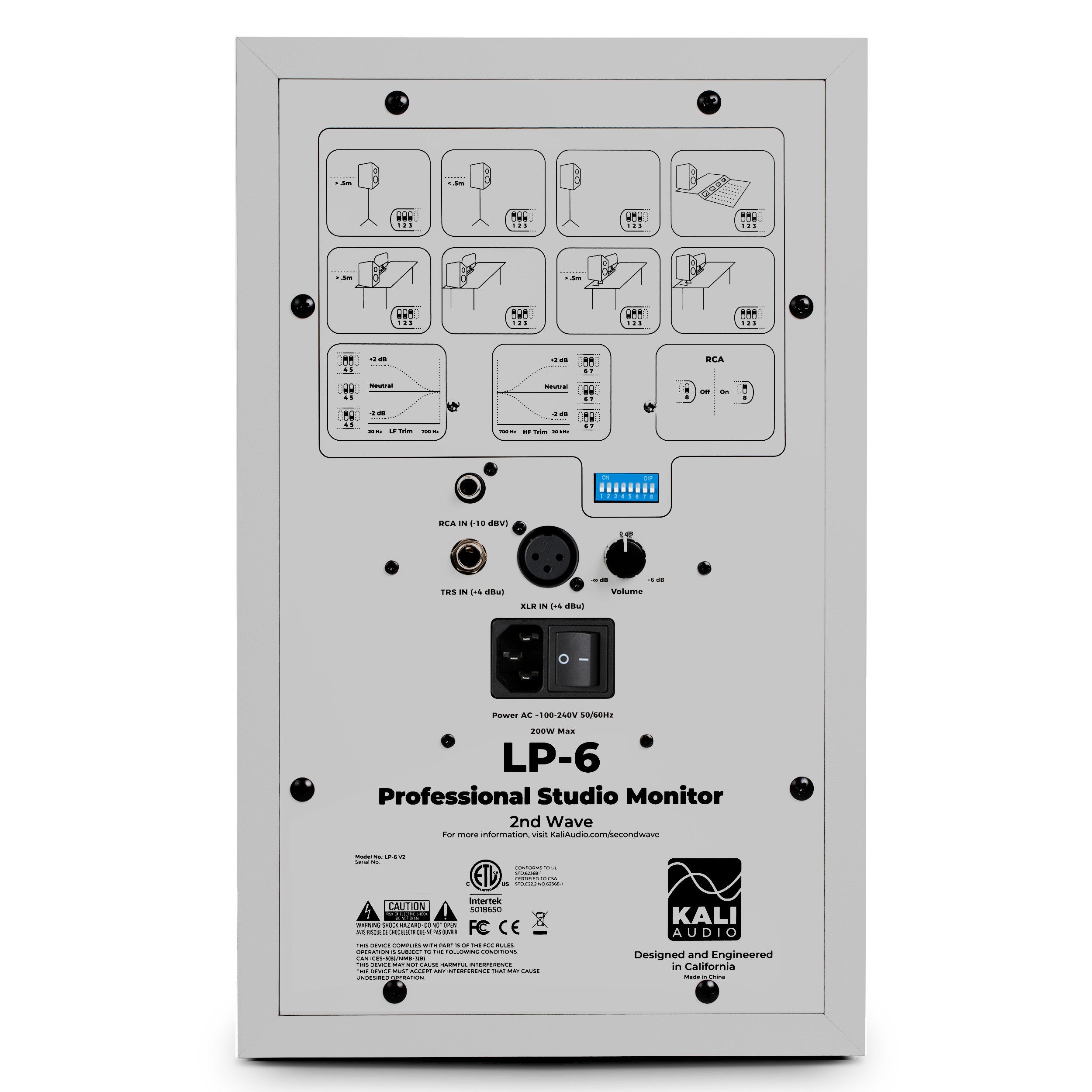Kali Audio LP-6W Second Wave actieve studiomonitor (per stuk)