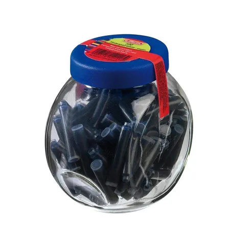 Herlitz Tintenpatronen im Glas mit Schraubverschluss, 100 Stück