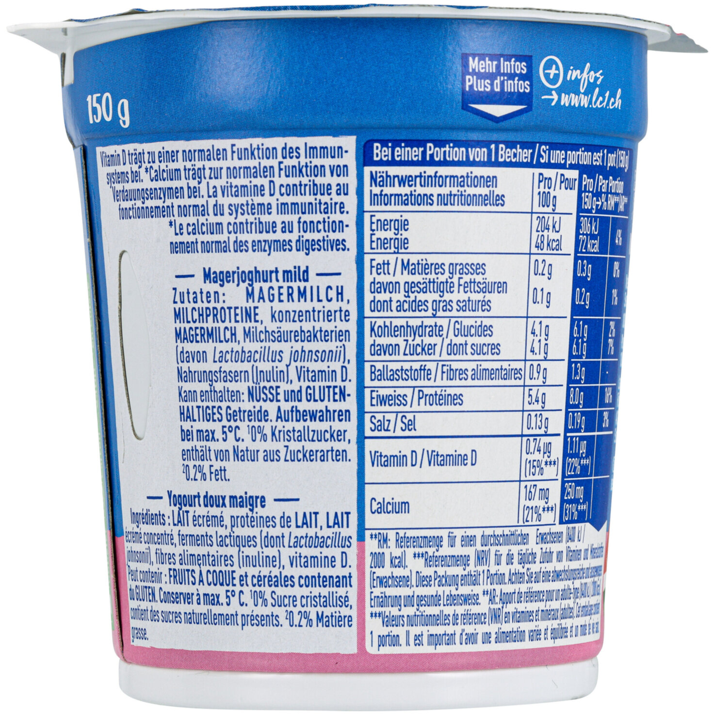 LC1 Joghurt 0% Fett Nature 2x150g