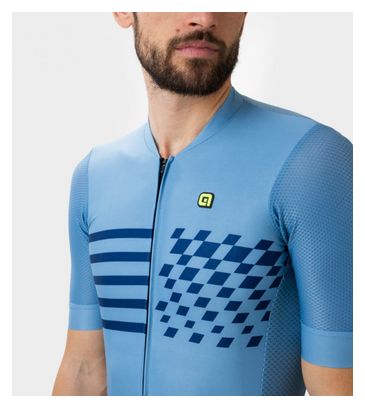 Maillot Manches Courtes Alé Play Bleu Clair