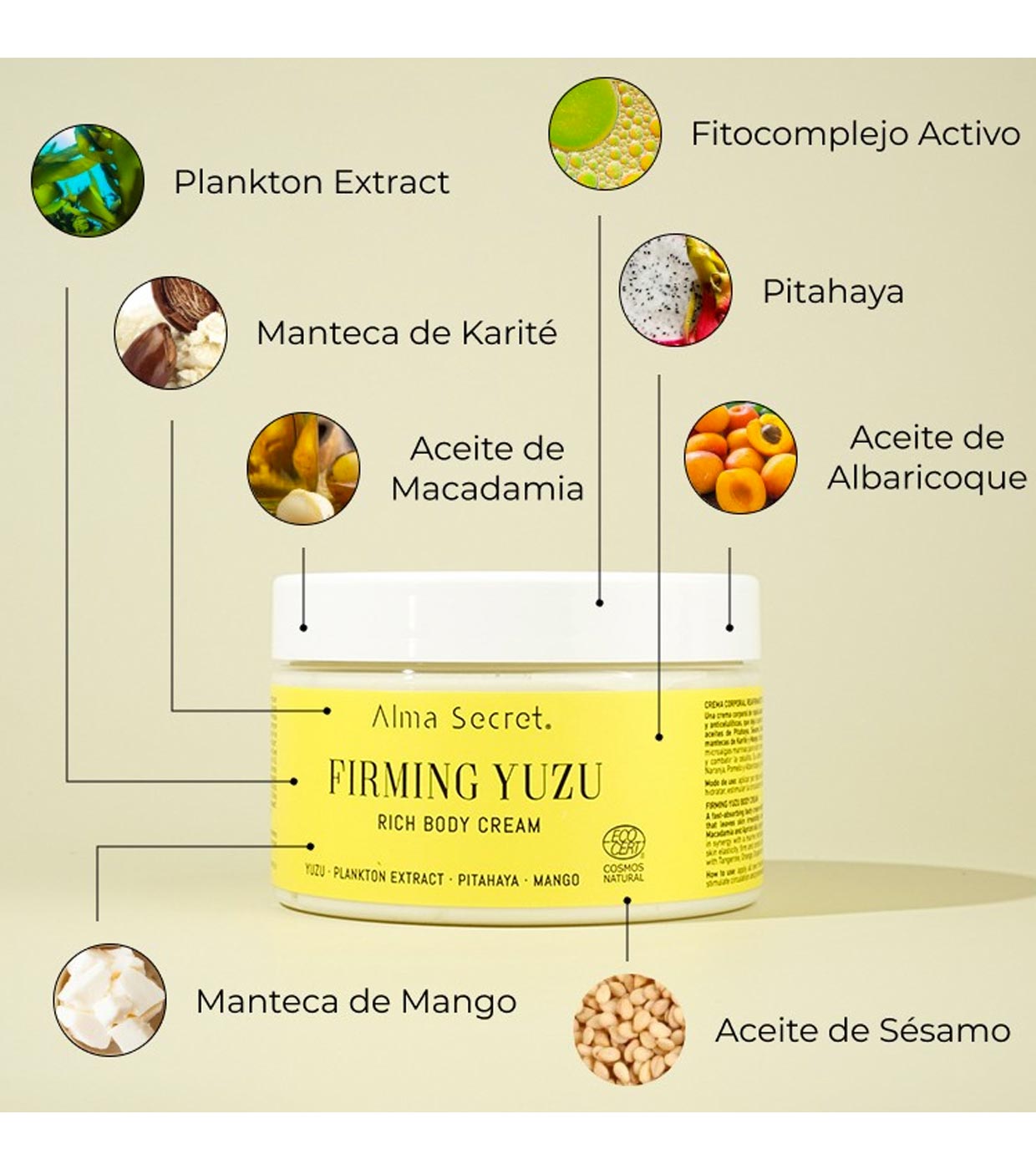 Alma Secret - Creme Corporal Hidratante Firming Yuzu