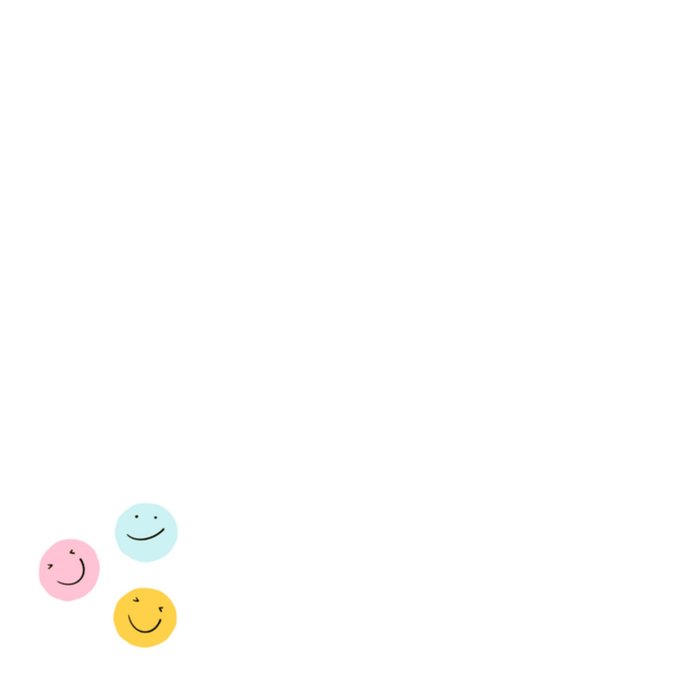 Greetz | Verjaardagskaart | smileys | kleurrijk