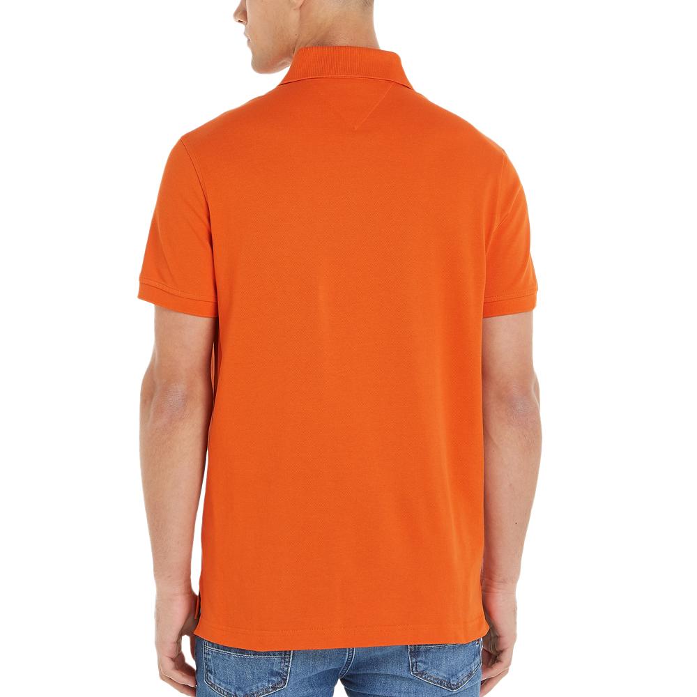 Tommy Hilfiger Polo Orange Vif Homme Tommy Hilfiger 1985 Regular