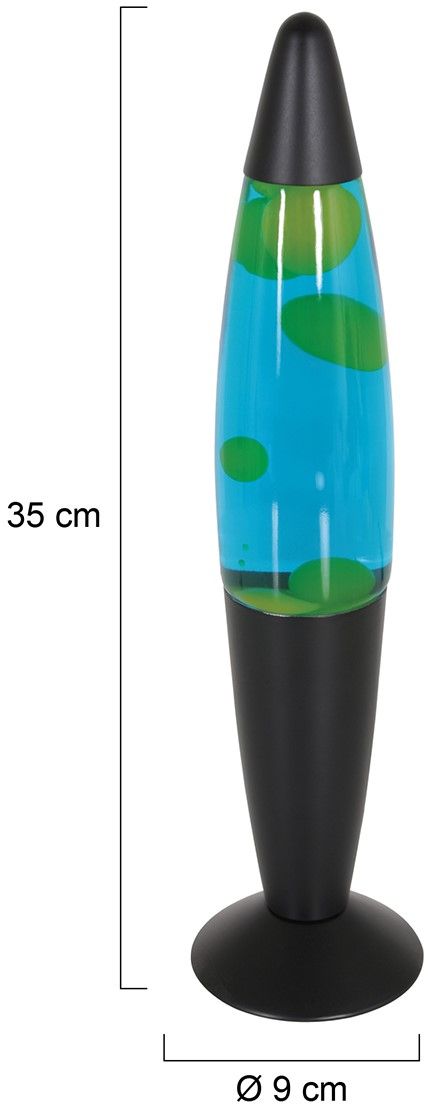 Tafellamp 3116ZW Volcan Mexlite ⌀9  x H35 cm