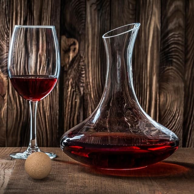 Vinkaraffel /Dekanter Glaskaraffel med 1,8 liter.
