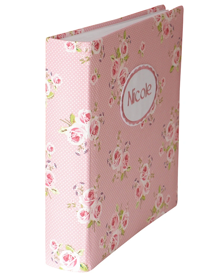 Fotoalbum Blumen (Schriftart: Adore)
