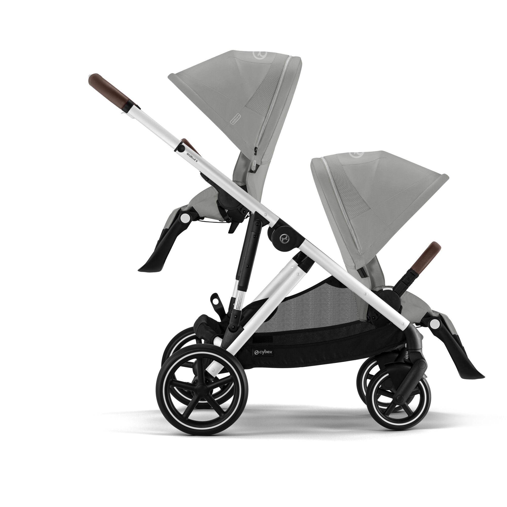 Gazelle S Stone Grey (Silver Frame)