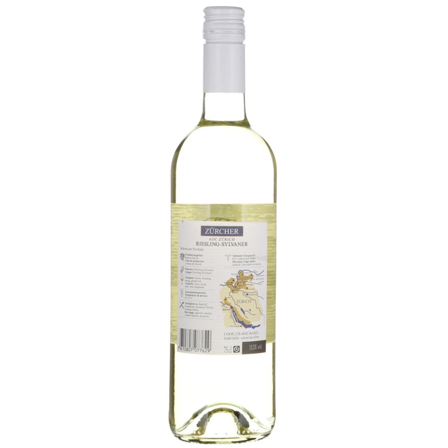 Zürich AOC Riesling-Sylvaner Zürcher Weinkeller zum Stauffacher -75cl