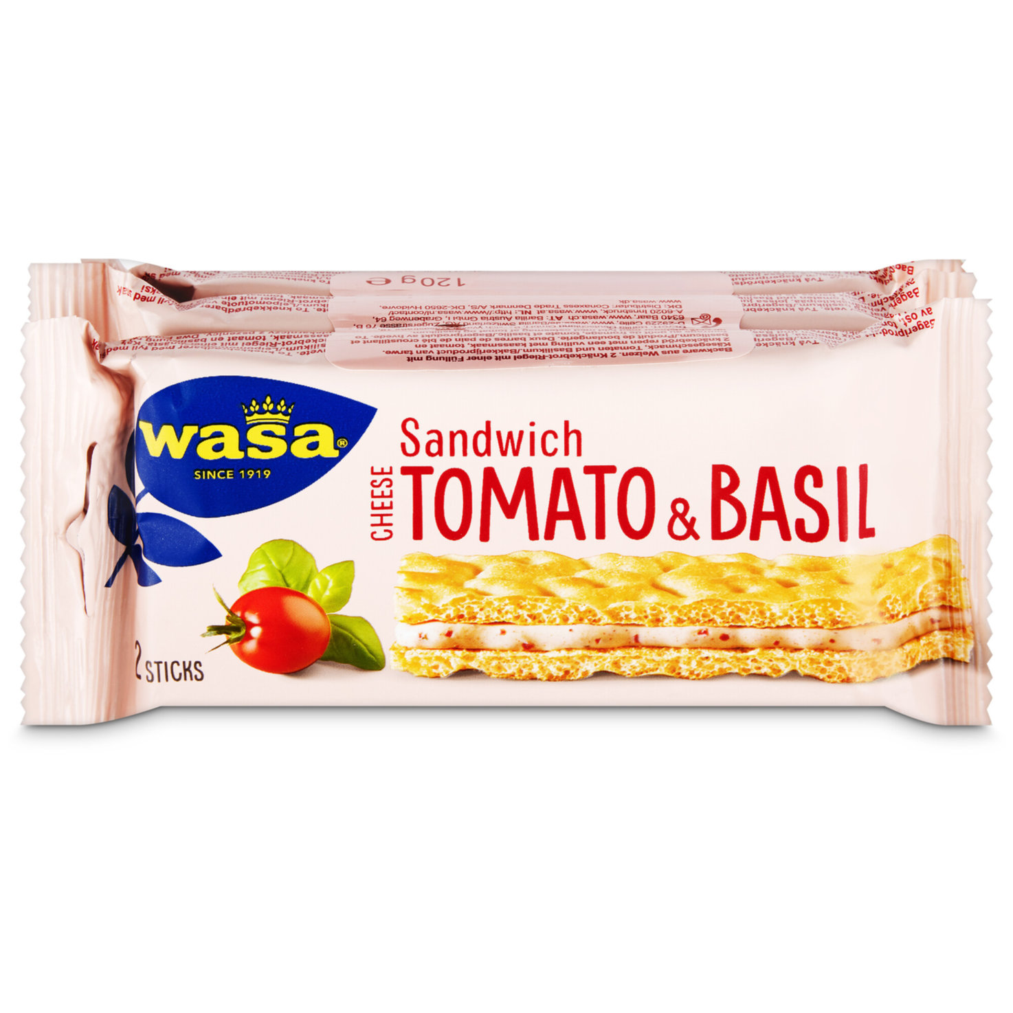 Wasa Sandwich Käse Tomaten & Basilikum