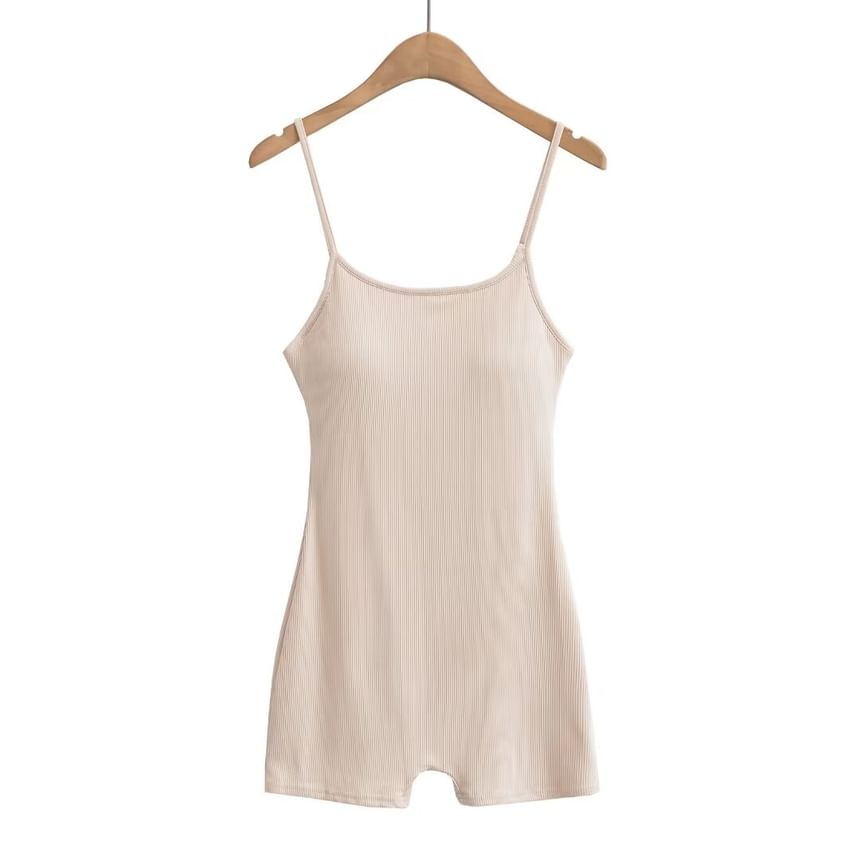 Hollahop - Spaghettibandjes Scoop Neck Effen Romper