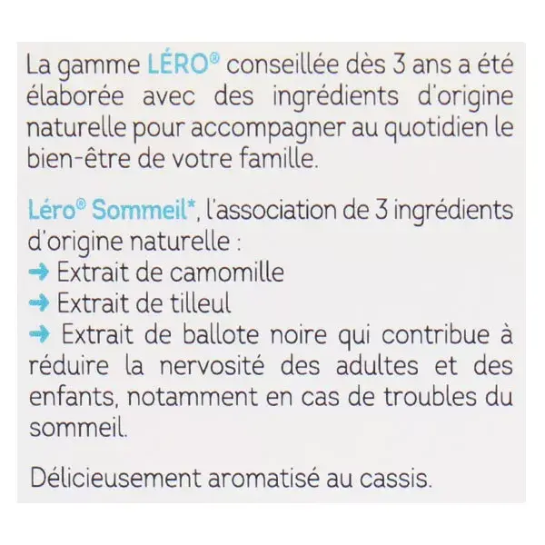 Léro Enfant Sommeil Sirop 125ml