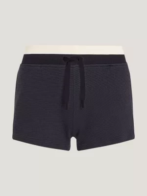 Calções esportivos com textura waffle