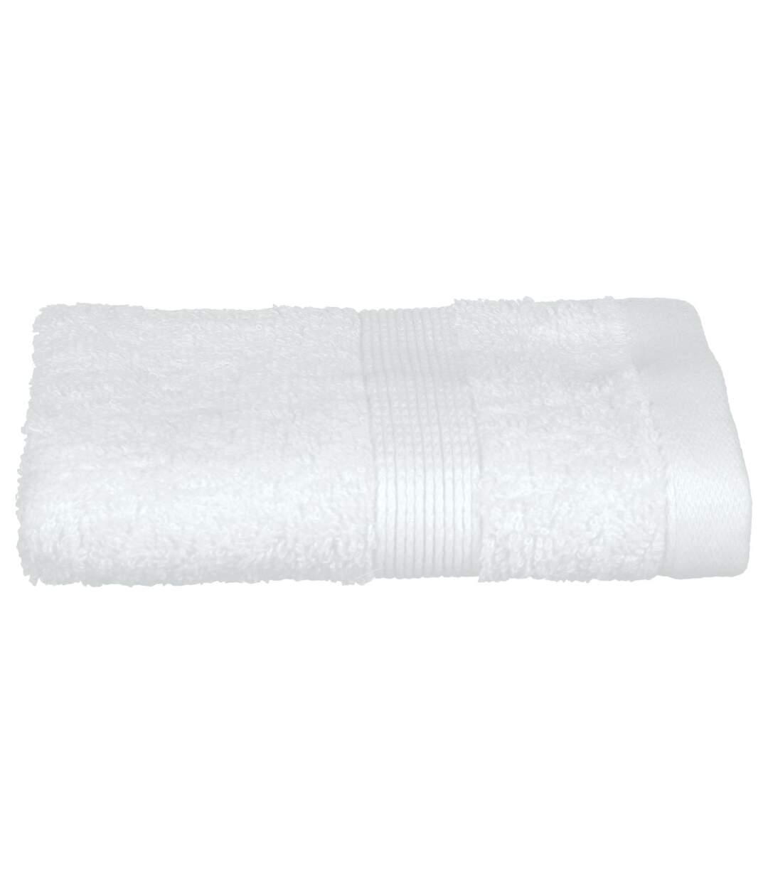 Serviette de toilette - 50 x 30 cm. - Blanc